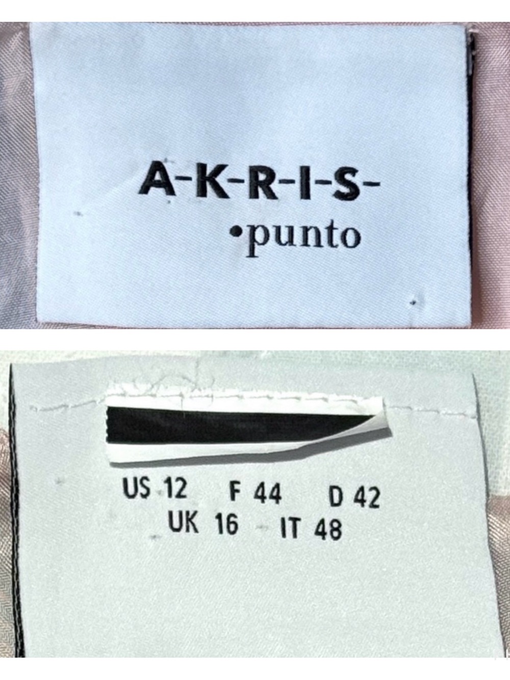 Akris Punto Mauve Deck Chair Stripe Cotton Midi Dress Multicolor Size US 12 - Picture 5 of 16